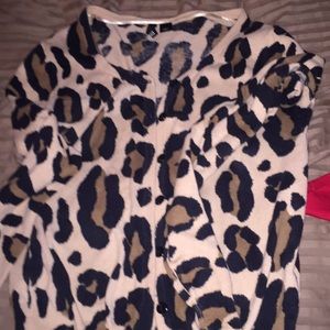 H&M leopard cardigan